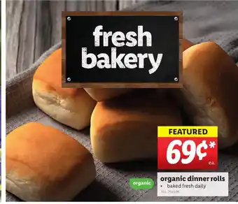 Lidl Organic Dinner Rolls offer