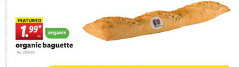Lidl Organic Baguette offer