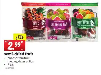 Lidl Semi-dried Fruit offer