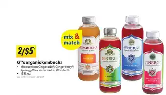Lidl Gt's Organic Kombucha offer