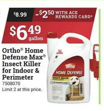 Ace Hardware Ortho Hoe Defense Max Insect Killer For Indoor & Perimeter offer