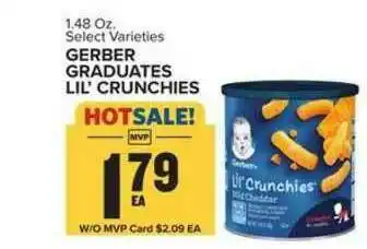 Food Lion Gerber Graduates Lil' Crunchies offer