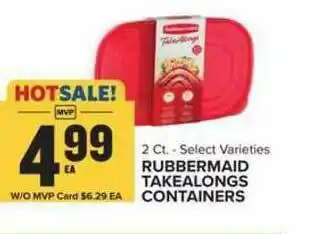 Food Lion Rubbermaid Takealongs Containers offer