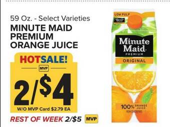 Food Lion Minute Maid Premium Orange Juice offer