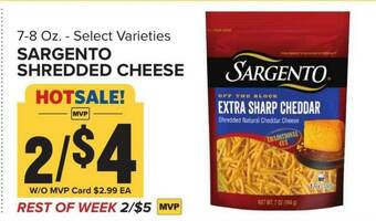 Food Lion Sargento Shredded Cheese offer