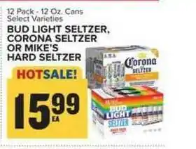 Food Lion Bud Light Seltzer, Corona Seltzer Or Mike's Hard Seltzer offer