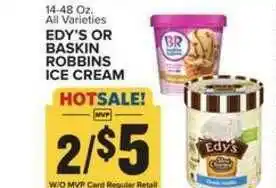 Food Lion Edy's Or Baskin Robbins Ice Cream offer