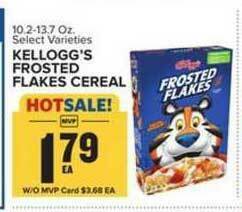 Food Lion Kellogg's Frosted Flakes Cereal offer