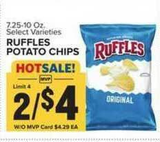 Food Lion Ruffles Potato Chips offer