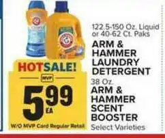 Food Lion Arm & Hammer Laundry Detergent, Arm & Hammer Scent Booster offer