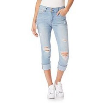 Kohl's Juniors' wallflower insta stretch luscious curvy cropped jeans offer