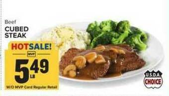 Food Lion Cubed Steak offer