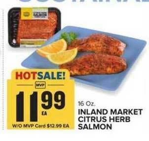 Food Lion Inland Market Citrus Herb Salmon offer