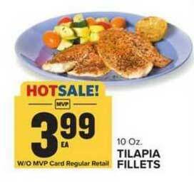 Food Lion Tilapia Fillets offer