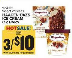 Food Lion Häagen-dazs Ice Cream Or Bars offer