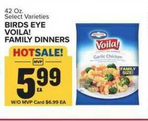 Food Lion Birds Eye Voila! Family Dinners offer