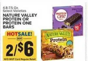 Food Lion Nature Valley Protein Or Protein One Bars offer