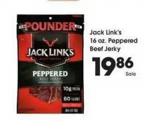 Kroger Jack Link's 16 Oz. Peppered Beef Jerky offer