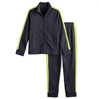 Kohl's Boys 8-20 tek gear® tricot track suit offer
