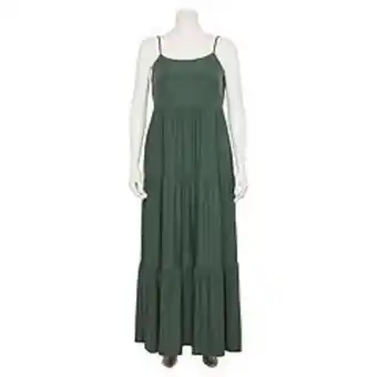 Kohl's Juniors' plus size so® sleeveless tiered maxi dress offer