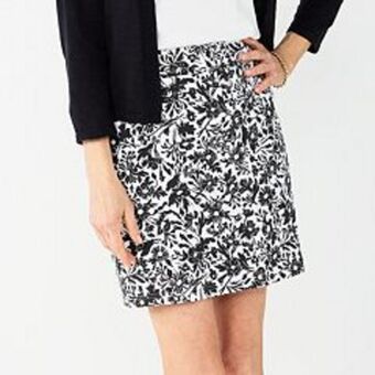 Kohl's Women's croft & barrow® easy pull-on skort offer