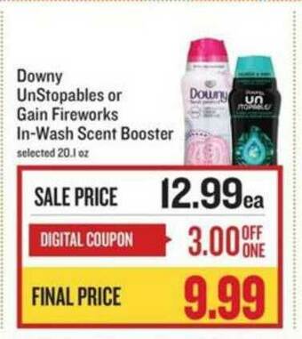 Lowes Foods Downy Unstopables Or Gain Fireworks In-wash Scent Booster offer
