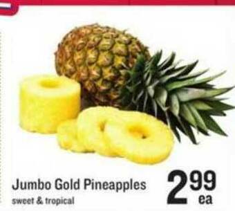 Lowes Foods Jumbo Gold Pineapples offer