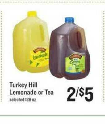 Lowes Foods Turkey Hill Lemonade Or Tea offer