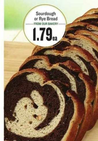 Lowes Foods Sourdough Or Rye Bread offer