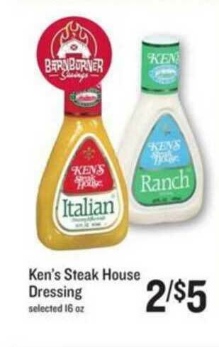 Lowes Foods Ken's Steak House Dressing offer