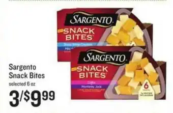 Lowes Foods Sargento Snack Bites offer