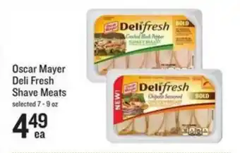 Lowes Foods Oscar Mayer Deli Fresh Shave Meats offer