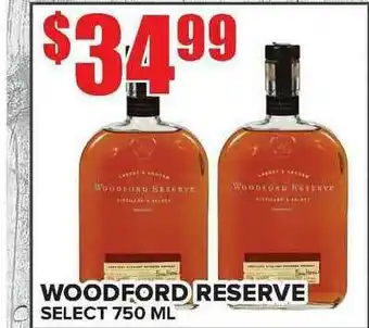 Price Cutter Woodford Reserve Select 750 Ml offer