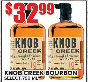 Price Cutter Knob Creek Bourbon Select 750 Ml offer