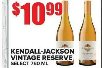 Price Cutter Kendall-jackson Vintage Reserve Select 750 Ml offer