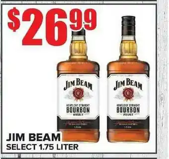 Price Cutter Jim Beam Select 1.75 Liter offer