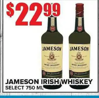 Price Cutter Jameson Irish Whiskey Select 750 Ml offer