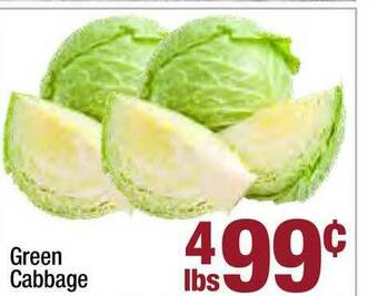 Super King Markets Green Cabbage offer