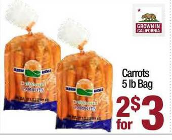 Super King Markets Carrots 5 Lb Bag offer
