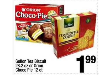 Super King Markets Gullon Tea Biscuit 28.2 Oz Or Orion Choco Pie 12 Ct offer