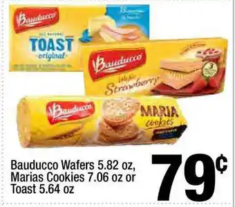 Super King Markets Bauducco Wafers 5.82 Oz, Marias Cookies 7.06 Oz Or Toast 5.64 Oz offer