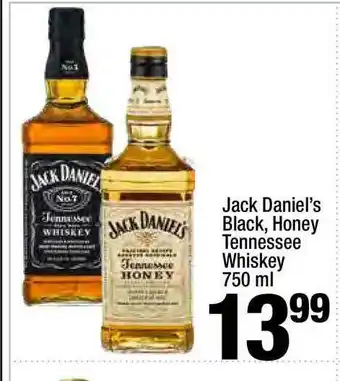 Super King Markets Jack Daniel's Black, Honey Tennessee Whiskey 750 Ml offer