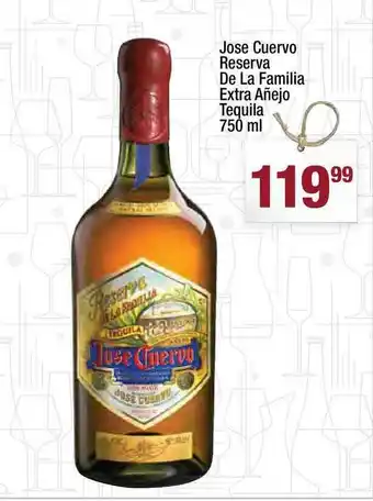 Super King Markets Jose Cuervo Reserva De La Familia Extra Añejo Tequia 750 Ml offer