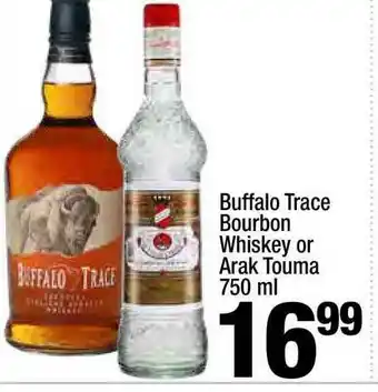 Super King Markets Buffalo Trace Bourbon Whiskey Or Arak Touma 750 Ml offer