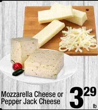 Super King Markets Mozzarella Cheese Or Pepper Jack Cheese offer