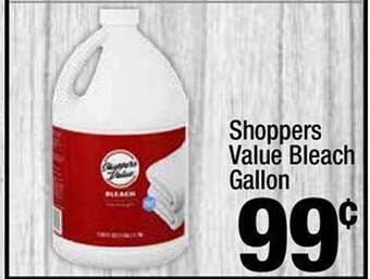 Super King Markets Shoppers Value Bleach Gallon offer