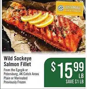 Haggen Food Wild Sockeye Salmon Fillet offer
