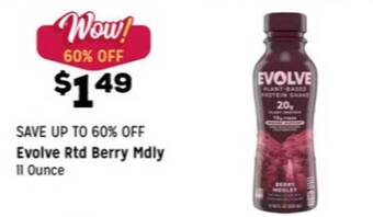 Grocery Outlet Evolve Rtd Berry Mdly offer