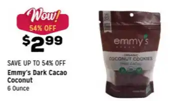 Grocery Outlet Emmy's Dark Cacao Coconut offer