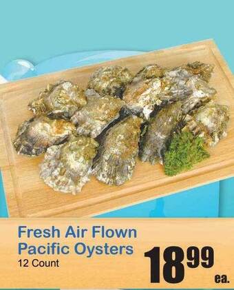 Times Supermarkets Fresh Air Flown Pacific Oysters offer